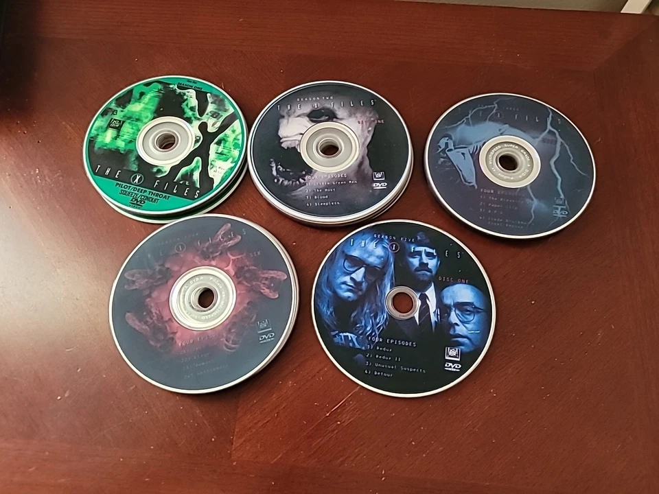The X Files On DVD TV Series Seasons 1 - 5 (Disc Collection Only) *No Cases** - Image 3 of 4