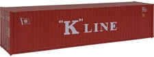 Walthers HO Scale 40' Hi-Cube Shipping Intermodal Container K-Line