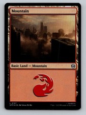 Mountain (0197) 197 Land Marvel's Spider-Man Magic: The Gathering Foil Near Mint