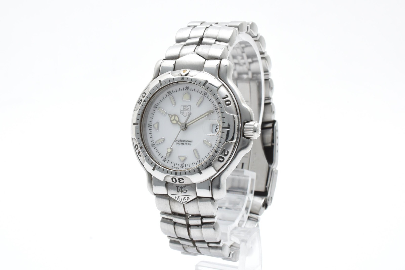 TAG HEUER Professional WH1211-K1 200M【box】 Vintage Quartz White Dial JAPAN image 3