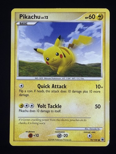 Pikachu 70/100 Majestic Dawn Common