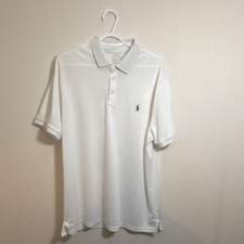 Polo Ralph Lauren Performance Men's Lightweight Golf Polo Shirt White XL