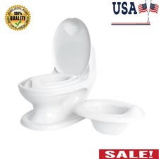 Potty Training Toilet with Life-like Flush Button and Sound Kids Training Toilet