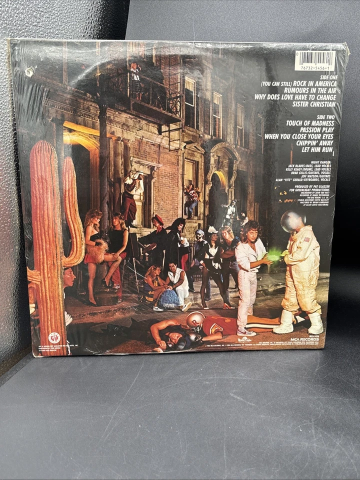 1983 Night Ranger Midnight Madness Vinyl LP SEALED NOS - Image 3 of 3