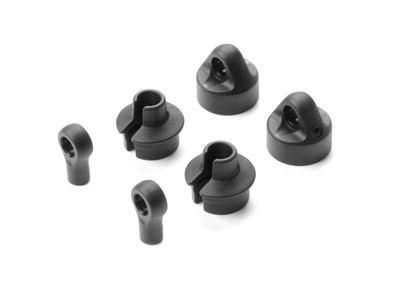 XRAY COMPOSITE SHOCK PARTS FOR 2 SHOCKS BIG BORE / XRA368013