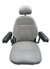 Jazzy Select Elite/ES/6/GT Seat Assembly Cushions Armrest Grey Complete