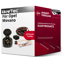 E-Satz 7Polig Universell für Opel Movano 12.2010-10.2012 Esatz