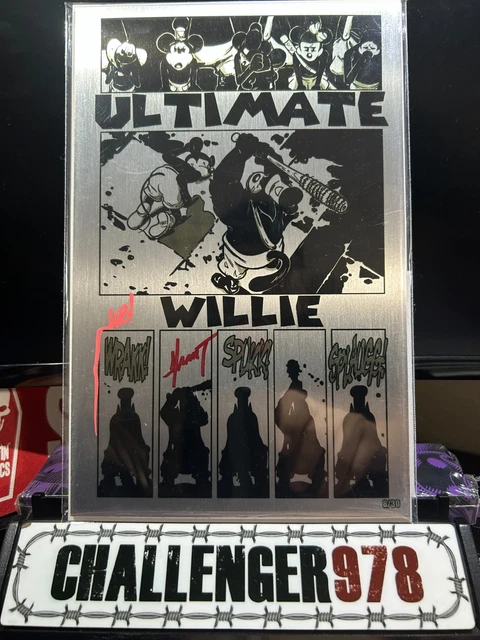 ULTIMATE WILLIE #1 METAL Double Signed - Waite & Marat - LTD 30