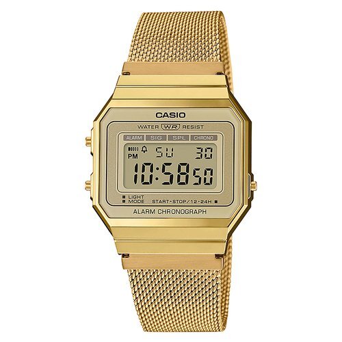 Casio Orologio VINTAGE Iconic Gold A700WEMG 9AEF - Foto 1 di 1