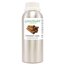 Bulk 8 fl oz Cinnamon (Cassia) Essential Oil Pure Natural in Aluminum Bottle