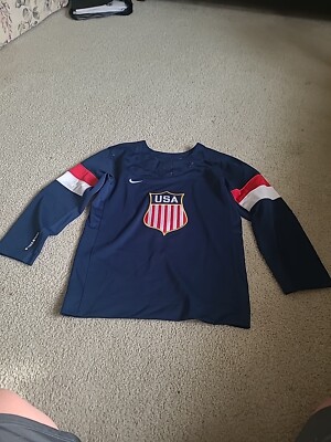 Nice Nike Team USA Size Youth M Hockey Jersey