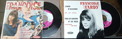 FRANCOISE HARDY LOT DE 2 CD ISSU DE LA COLLECTION 45 TOURS EP DE ...
