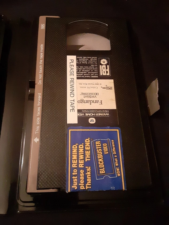 Fandango (VHS 1985)Rare*** Blockbuster Video rental stickers oop Kevin Costner - Image 4 of 4