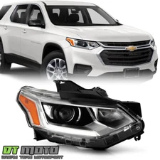 2018-2021 Chevy Traverse HID/Xenon w/LED DRL Projector Headlight Passenger Side