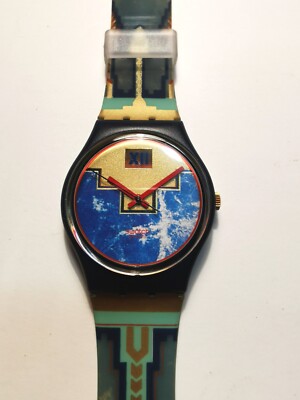 SWATCH DECODE - BLUE FLAMINGO, 1991 GN114