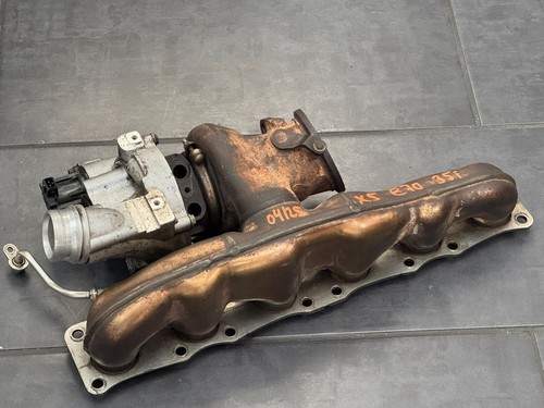 Turbolader BMW X5 E70 X6 E71 35iX N55 225KW Turbocharger Abgaskrümmer 7583904