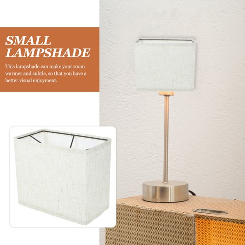 Rectangle Lampshade Linen Light Cover Indoor Wall Light Shade - Picture 11 of 12