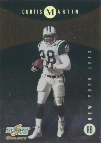 2001 Score Select Curtis Martin #CP-19