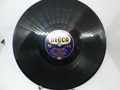 Schellackplatte Decca 25 cm 10  Du bist das Liebste / Arrivederci , Roma ri482