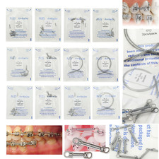 Dental Orthodontic Niti Open Closed Coil Spring Arch Wires 010 012 6mm 9mm 180mm