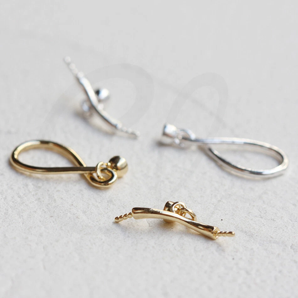 One Set Solid Brass Toggle Clasp - 20x19mm (4692C) - Image 2 of 2