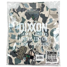 Dixxon Flannel x BRCC Waterproof Chicken Kazoo Mens XL Long Sleeve Camo Shirt