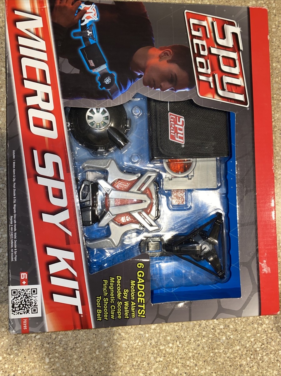 Spygear Micro Spy Kit 6 Gadgets Motion Alarm Decoder Scope Spy