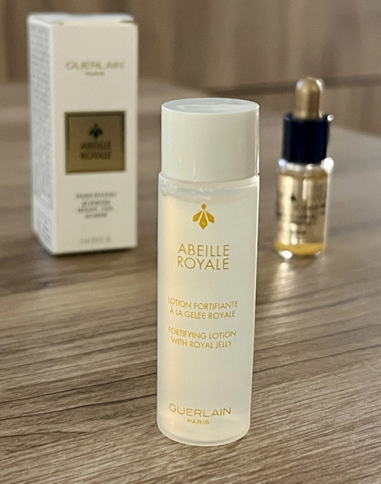 GUERLAIN 🐝 ABEILLE ROYALE Loción Fortificante Jalea Real Juvenil Muestra de Aceite Acuoso Foto 3 de 4
