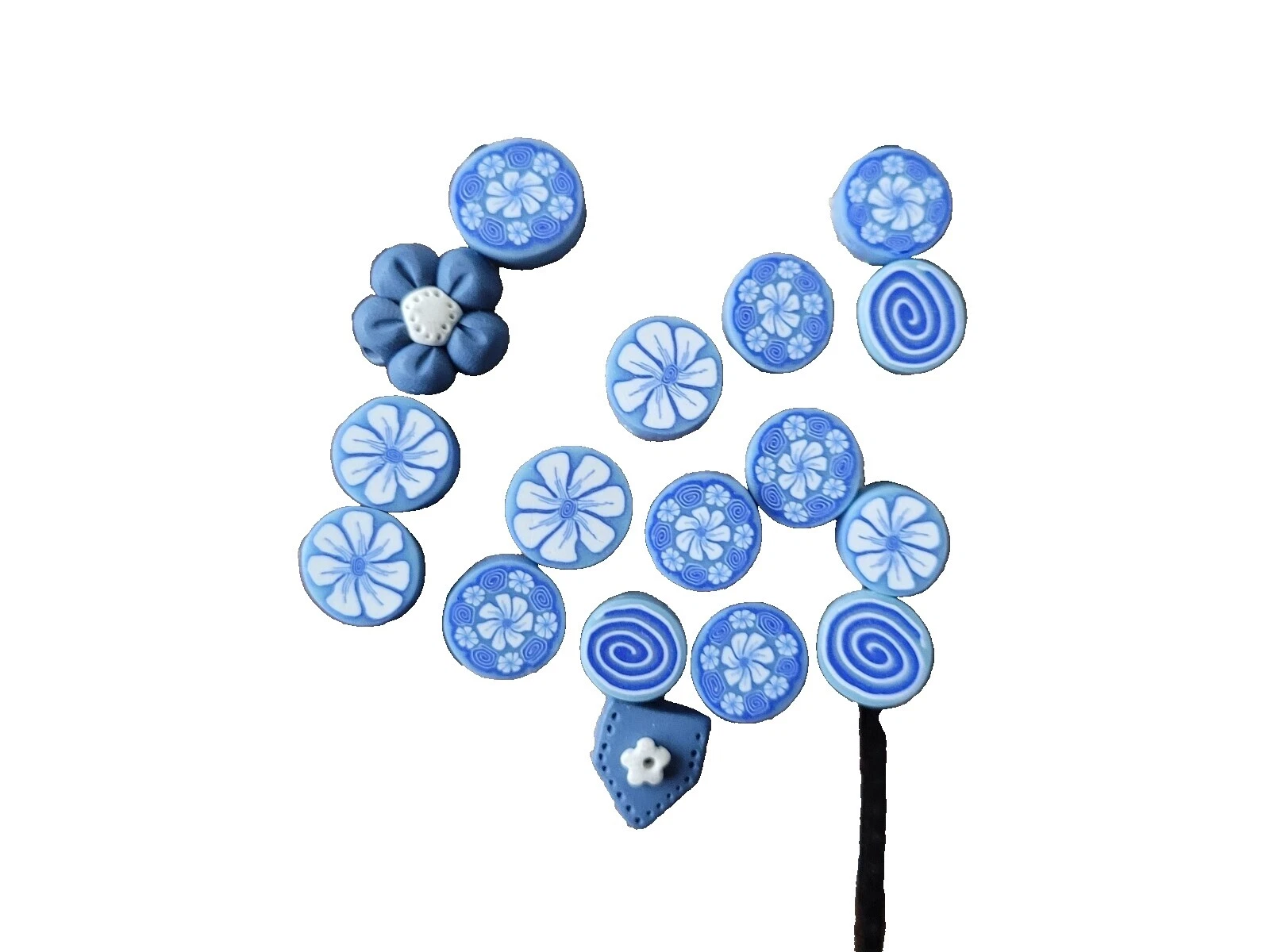 Contas para montagem de bijuterias e Argila de Polímero