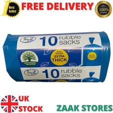 Rubble Sacks Heavy Duty 32L Builders Bags Industrial Thickness Extra Strength