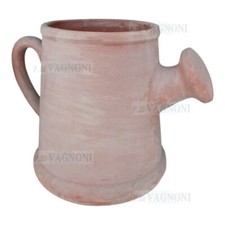 Grande vaso a forma di annaffiatoio in terracotta toscana arredo giardino anfora
