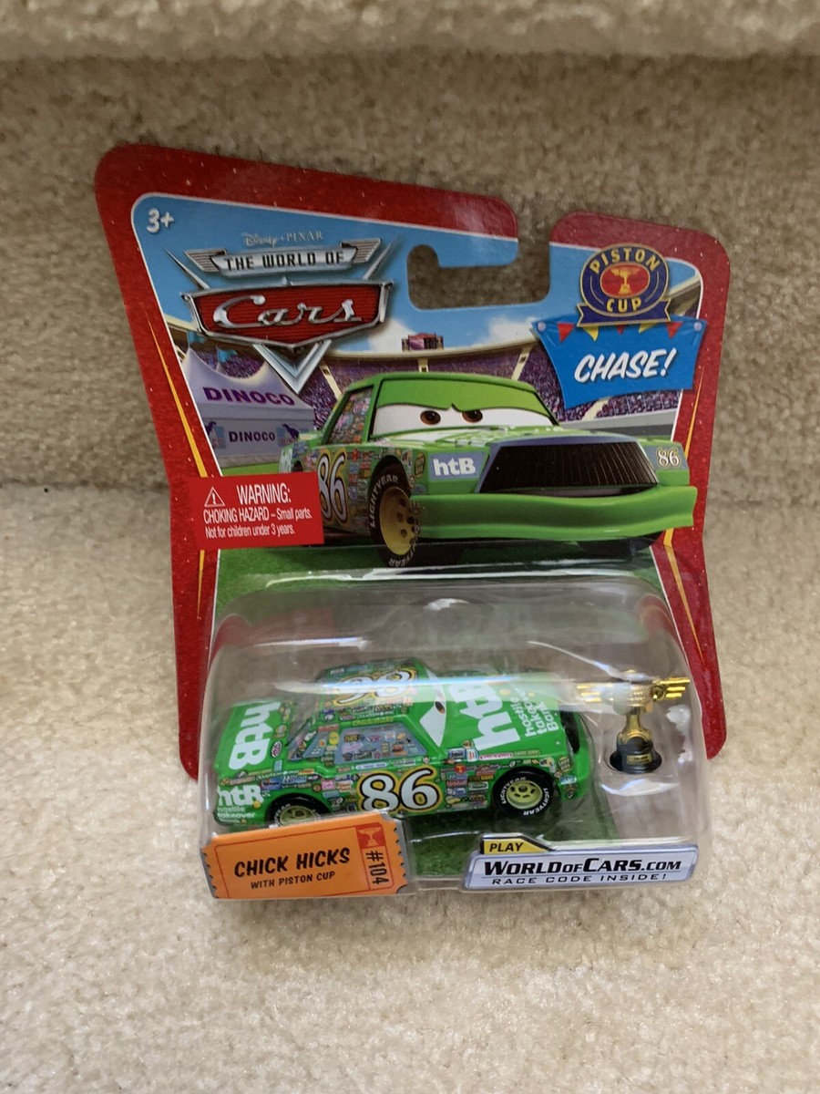 カーズ イーズアイドル　ピッティー　ワールドオブカーズ　トランクフレッシュピッテ Disney Pixar Cars World Of Cars Chick Hicks With Piston Cup Chase