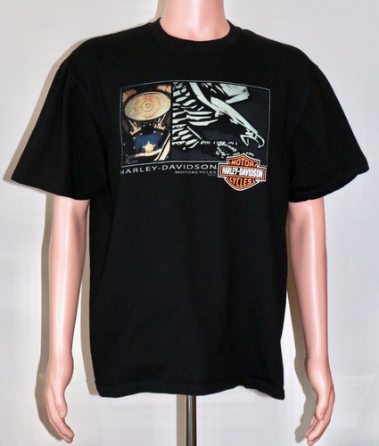 OFFICIAL HARLEY-DAVIDSON MOTORCYCLES PAWTUCKET, RI T-SHIRT - XL - BLACK - Picture 2 of 7