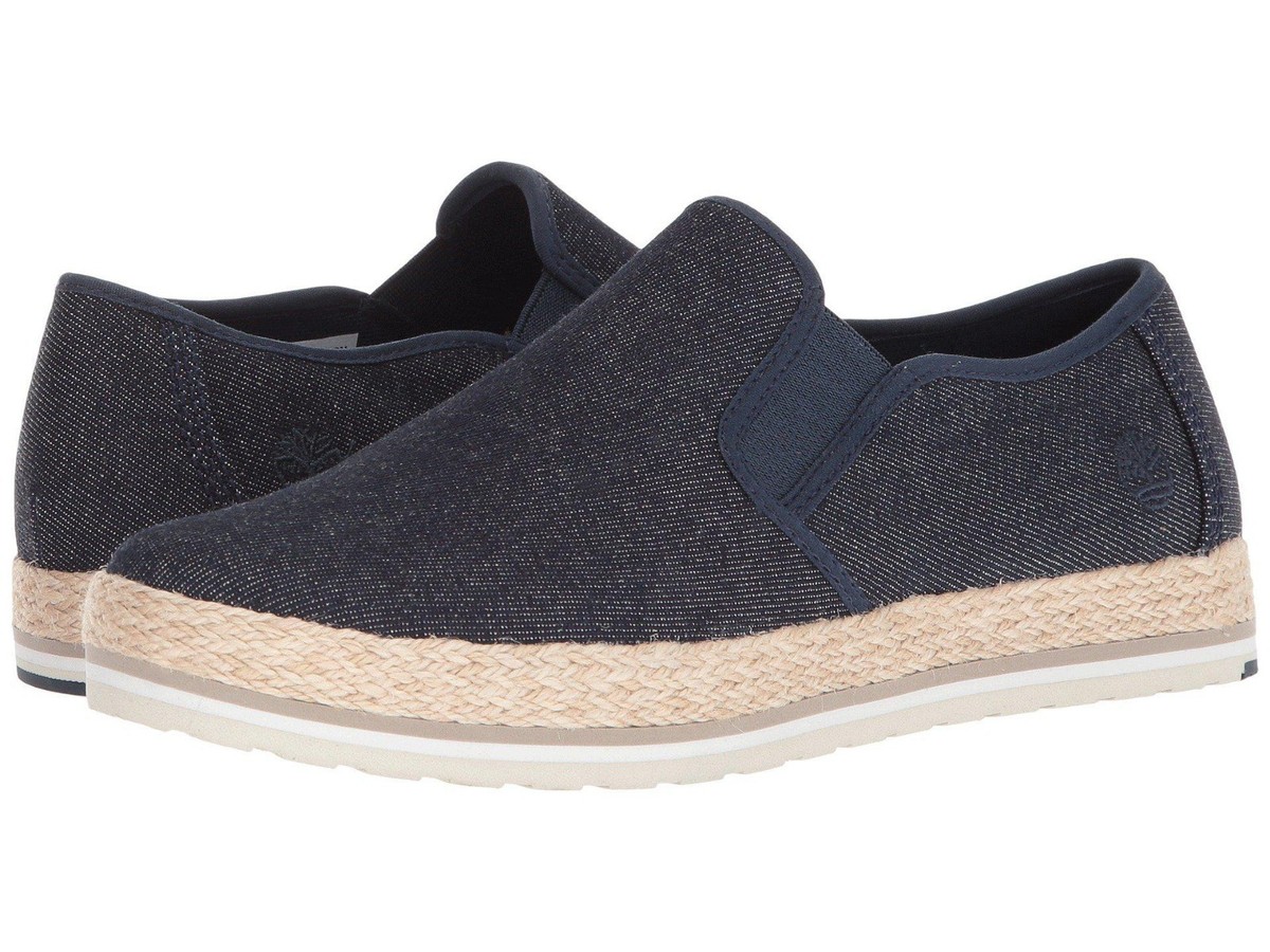Timberland Womens Eivissa Sea Oxford Navy Canvas Leather 