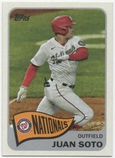 Juan Soto 2021 TOPPS SERIES 2 BASEBALL 1965 Redux #T65-49 Nationals