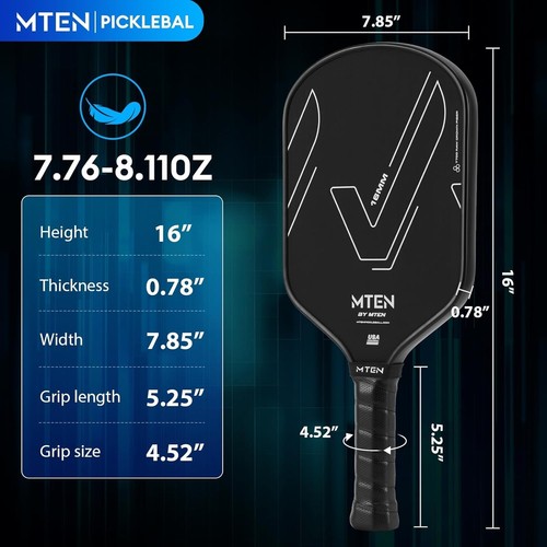 Luxurious Lightweight Pickleball Paddle - High-Performance T700 Carbon Fiber - Picture 7 of 9