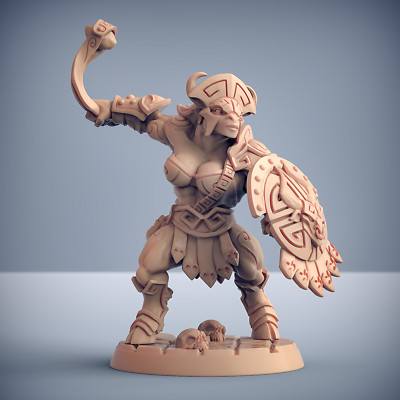  Labyrinth Minoc F v2 - Minotaurus - Artisan Guild Fantasy Dungeons & Dragons Mini