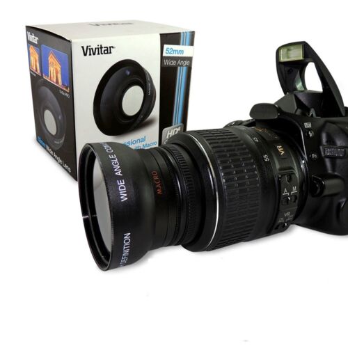 HD Super Weitwinkel 52mm Fischauge mit Makro für Nikon D90 D3200 D5200 D5300 D3200 - Bild 1 von 6