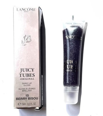 Lancome Juicy Tubes Original Shiny Lip Gloss 15 Berry Bisou 15ml