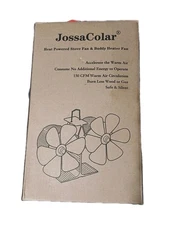 Jossa Colar Dual 12 Blades Stove Fan Heat Powered Fireplace Fan Buddy Heater Fan