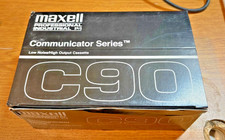New - Maxell Professional Industrial Communicator Series C90 Cassettes - 10 Pack
