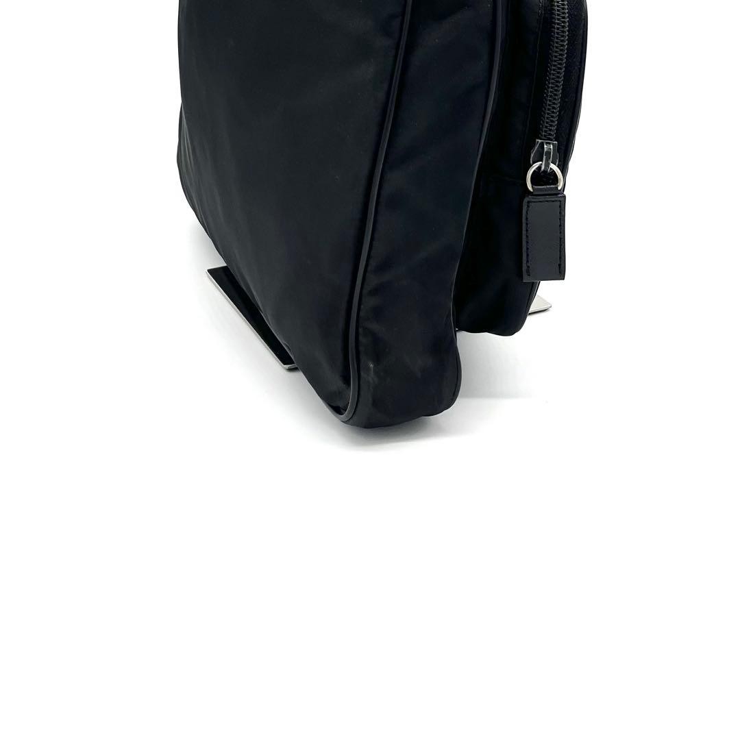 PRADA Nylon Leather Crossbody Shoulder Bag Black Triangle Logo thumbnail 8