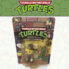 Teenage Mutant Ninja Turtle Mondo Gecko 1990 MOC TMNT Playmates unpunched