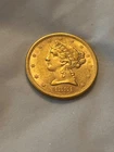 Photo of a 1881-S Liberty Half Eagle from an eBay sale