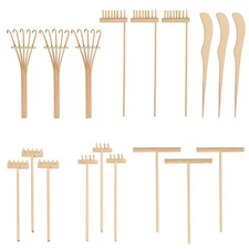 24 PCS DIY Sand Zen Garden Tools, Mini Zen Garden Rake Sets for Serenity and ...