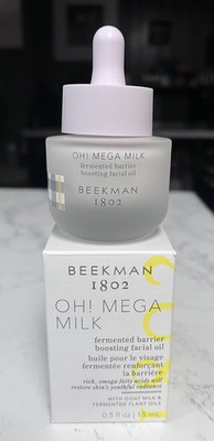 Beekman 1802 Oh! Mega Milk Fermented Barrier Boosting Facial Oil 0.5 Fl Oz NEW!