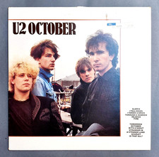 1981 VINYL LP RECORD - ISLAND ILPS 9680 - U2 OCTOBER - GREAT CONDITION