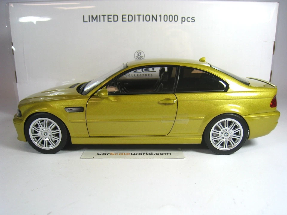 BMW M3 E46 2000 1/18 NOREV (PHOENIX YELLOW) - Imagen 2 de 3