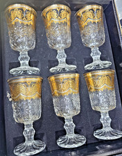 Luxury Set of 6 Wine Glasses Drinking Set Crystal Glass Tumblers Gift 200ml