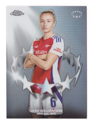 Leah Williamson 2024-25 Topps Chrome UCL Womens Soccer Noble One #NO-9 SSP